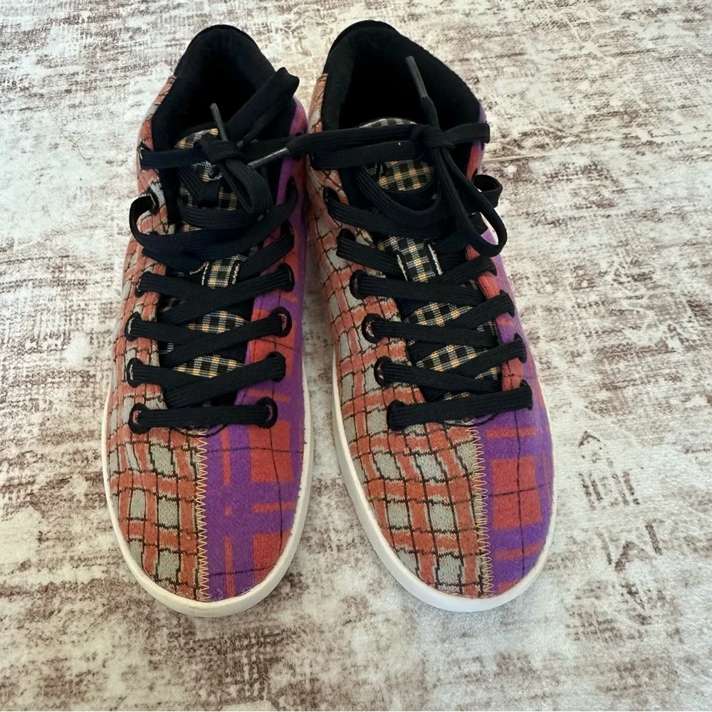 AllBirds WPM Womens Sz US 10 Wool Piper Mids Split Tartan Plaid‎ Limited Edition